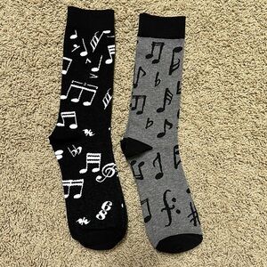 2 pack of music socks